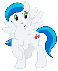 Size: 806x990 | Tagged: safe, artist:makintosh91, oc, oc only, pegasus, pony, cacyk, female, mare, simple background, solo, transparent background, vector