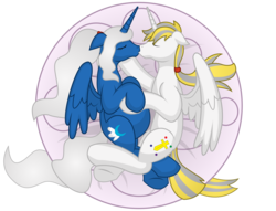 Size: 7050x5400 | Tagged: safe, artist:xniclord789x, oc, oc only, alicorn, pony, absurd resolution, alicorn oc, bed, female, kissing, male, pregnant, simple background, straight, transparent background