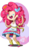 Size: 598x1024 | Tagged: safe, artist:cosmicponye, pinkie pie, human, g4, female, humanized, solo