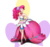 Size: 1100x1024 | Tagged: safe, artist:cosmicponye, pinkie pie, human, g4, clothes, dignified wear, dress, female, gala dress, humanized, simple background, solo, transparent background