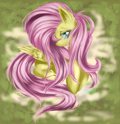 Size: 1724x1779 | Tagged: safe, artist:quennyqueen, fluttershy, g4, female, solo