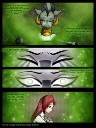 Size: 1500x2000 | Tagged: safe, artist:evil-rick, zecora, oc, oc:lauren sharp, human, zebra, comic:lauren's legacy, g4, comic, human oc