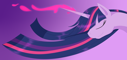 Size: 2000x950 | Tagged: safe, artist:theemeraldthunder, twilight sparkle, g4, female, solo