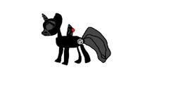 Size: 798x416 | Tagged: safe, artist:petalmoon11, alicorn, pony, darth vader, ponified, quality, solo, star wars