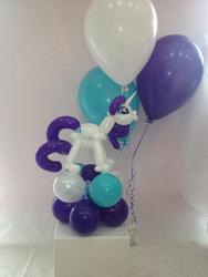 Size: 720x960 | Tagged: safe, rarity, g4, balloon, balloon animal, female, photo, solo