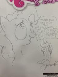 Size: 769x1024 | Tagged: safe, artist:andy price, applejack, pinkie pie, g4, limerick, traditional art