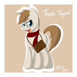 Size: 1024x1024 | Tagged: safe, artist:rb-d, oc, oc only, pony, jayson thiessen, ponified, solo