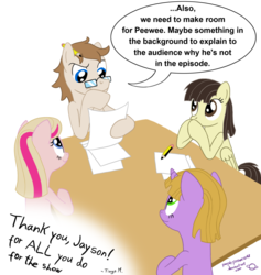 Size: 1280x1348 | Tagged: safe, artist:purpleprowess48, wild fire, oc, g4, corey powell, jayson thiessen, meghan mccarthy, ponified, sibsy