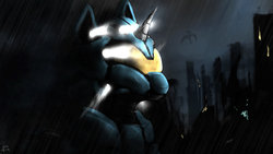Size: 900x506 | Tagged: safe, pony, unicorn, jaeger, pacific rim, ponified