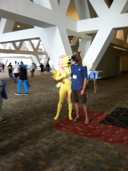 Size: 1936x2592 | Tagged: safe, fluttershy, human, bronycon, bronycon 2013, g4, cosplay, hoers mask, irl, irl human, photo, waifuwaifuflutterass