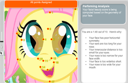 Size: 656x429 | Tagged: safe, screencap, fluttershy, g4, face, female, filly, solo, test, text