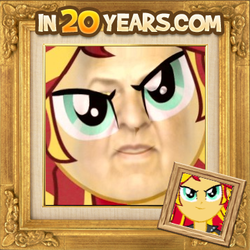 Size: 361x361 | Tagged: safe, sunset shimmer, equestria girls, g4, female, in 20 years, older, solo