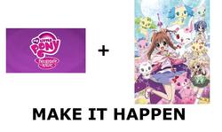 Size: 1337x796 | Tagged: safe, g4, exploitable meme, jewelpet, jewelpet twinkle, make it happen, meme, meta, my little pony logo, sanrio, sega