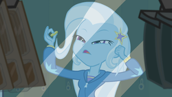 Size: 1215x683 | Tagged: safe, screencap, trixie, equestria girls, g4, female, solo