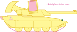 Size: 1024x432 | Tagged: safe, artist:westy543, fluttershy, tank pony, g4, command and conquer, crossover, fluttertank, mirage tank, pony tank, red alert, red alert 2, tank (vehicle)