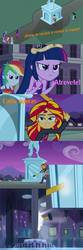 Size: 320x960 | Tagged: safe, equestria girls, g4, comic, spanish