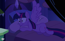 Size: 678x422 | Tagged: safe, screencap, twilight sparkle, equestria girls, g4, female, morning wood, solo, wingboner