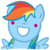 Size: 350x350 | Tagged: safe, artist:hogia, rainbow dash, g4, asdfmovie, female, solo