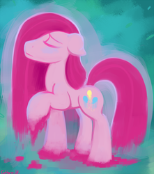 Size: 600x680 | Tagged: dead source, safe, artist:cottonsulk, pinkie pie, g4, bubble berry, bubblini davinci berry, pinkamena diane pie, rule 63, solo, tumblr