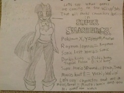 Size: 2592x1944 | Tagged: artist needed, safe, twilight sparkle, anthro, g4, donkey kong country, donkey kong country: tropical freeze, female, mario kart 8, monochrome, nintendo, pokémon, rayman legends, solo, sonic lost world, super smash bros., traditional art