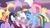 Size: 1280x714 | Tagged: safe, artist:capnpea, edit, applejack, fluttershy, pinkie pie, rainbow dash, rarity, spike, twilight sparkle, g4, exploitable, mane seven, mane six, no face, wat