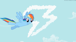 Size: 1280x711 | Tagged: safe, artist:capnpea, edit, rainbow dash, g4, female, solo, wat