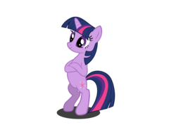 Size: 3100x2325 | Tagged: safe, artist:neriani, twilight sparkle, pony, g4, bipedal, female, simple background, solo, standing, transparent background, vector