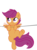 Size: 7491x10000 | Tagged: safe, artist:alexpony, artist:joey darkmeat, scootaloo, pegasus, pony, g4, .psd available, absurd resolution, female, filly, foal, simple background, smiling, smirk, solo, spread wings, transparent background, vector, wings