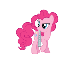 Size: 10000x8000 | Tagged: safe, artist:alexpony, pinkie pie, earth pony, pony, g4, .psd available, absurd resolution, female, flute, musical instrument, simple background, solo, transparent background, vector
