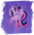 Size: 901x916 | Tagged: safe, artist:rariedash, part of a set, twilight sparkle, alicorn, pony, g4, cutie mark, cutie mark background, female, hooves, horn, lineless, mare, raised hoof, smiling, solo, spread wings, twilight sparkle (alicorn), wings