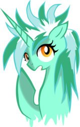 Size: 4553x7176 | Tagged: safe, artist:medio-cre, lyra heartstrings, pony, unicorn, g4, absurd resolution, alternate hairstyle, female, simple background, solo, transparent background