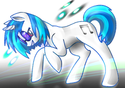 Size: 1700x1200 | Tagged: safe, artist:verca555666, dj pon-3, vinyl scratch, g4, female, solo