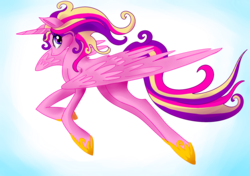 Size: 1700x1200 | Tagged: safe, artist:verca555666, princess cadance, alicorn, pony, g4, female, solo