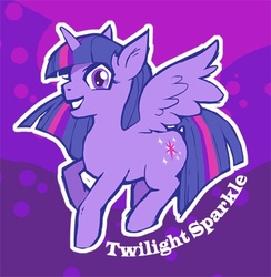 Size: 400x409 | Tagged: safe, artist:ladyjenise, twilight sparkle, alicorn, pony, g4, female, mare, solo, twilight sparkle (alicorn)