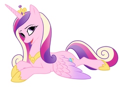 Size: 1513x1065 | Tagged: safe, artist:hioshiru, princess cadance, alicorn, pony, g4, female, mare, simple background, solo, white background