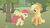 Size: 1280x720 | Tagged: safe, artist:dtkraus, edit, apple bloom, applejack, g4, pterefali, species swap, wat, wing ears, wings