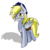 Size: 2000x2000 | Tagged: safe, artist:derpiliciouspony, derpy hooves, pegasus, pony, g4, female, letter, mail, mare, mouth hold, solo