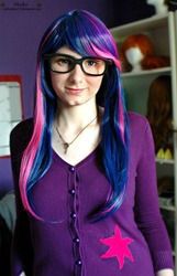 Size: 620x960 | Tagged: safe, artist:mickeydoo13, twilight sparkle, human, g4, cosplay, irl, irl human, photo, solo