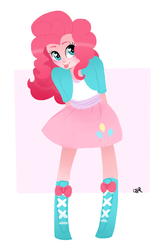 Size: 982x1507 | Tagged: safe, artist:riizu-chii, pinkie pie, equestria girls, g4, female, solo