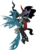 Size: 4703x6562 | Tagged: safe, artist:benybing, king sombra, queen chrysalis, changeling, changeling queen, pony, umbrum, unicorn, g4, absurd resolution, antagonist, couple, duo, female, kiss on the lips, kissing, love, male, ship:chrysombra, shipping, simple background, straight, transparent background, unholy matrimony, vector