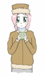 Size: 464x796 | Tagged: safe, artist:239asd, fluttershy, human, g4, female, humanized, solo