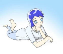 Size: 1000x859 | Tagged: safe, artist:239asd, minuette, human, g4, female, humanized, solo