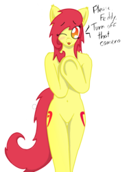 Size: 1200x1600 | Tagged: safe, artist:fedora-attack, oc, oc only, pony, semi-anthro, belly button, bipedal, solo