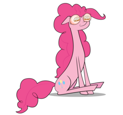 Size: 1600x1500 | Tagged: safe, artist:citrusking46, pinkie pie, g4, female, pun, simple background, solo, transparent background, vector, visual pun