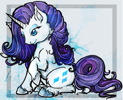 Size: 700x573 | Tagged: safe, artist:mocha-shortcake, rarity, g4, female, solo