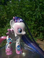 Size: 764x1023 | Tagged: safe, artist:poisongirlcustoms, oc, oc only, bird, brushable, customized toy, irl, photo, toy