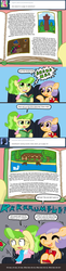 Size: 641x2628 | Tagged: safe, artist:ficficponyfic, chickadee, ms. peachbottom, oc, cyoa:peachbottom's quest, g4, cyoa, jezzie belle, tumblr