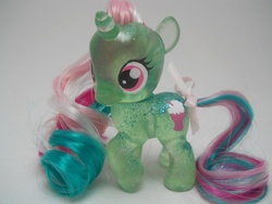 Size: 1024x768 | Tagged: dead source, safe, artist:tiellanicole, fizzy, g1, g4, customized toy, filly, g1 to g4, generation leap, irl, photo, toy
