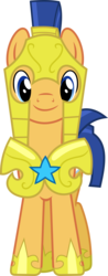 Size: 1280x3271 | Tagged: safe, artist:chainchomp2, flash sentry, pegasus, pony, g4, armor, cute, diasentres, front, happy, high res, looking at you, male, royal guard, simple background, smiling, solo, stallion, transparent background, vector