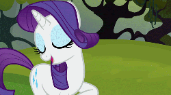 Size: 500x281 | Tagged: safe, screencap, rarity, g4, season 3, sleepless in ponyville, animated, female, solo